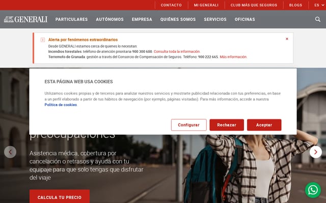 Screenshot of generali.es