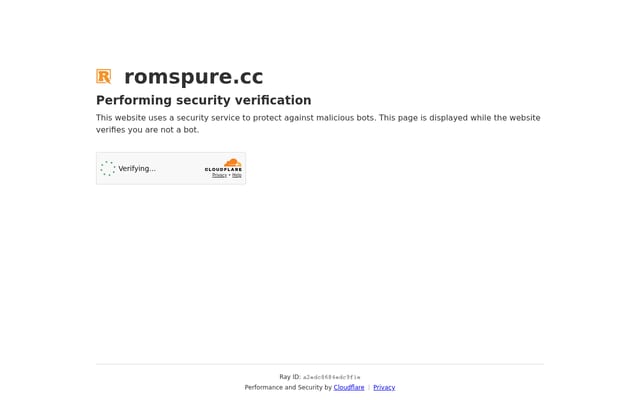 Screenshot of romspure.cc