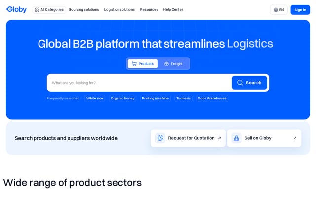 Screenshot of globy.com