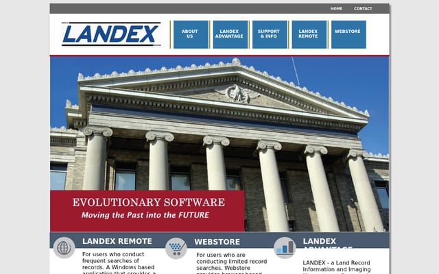 Screenshot of landex.com