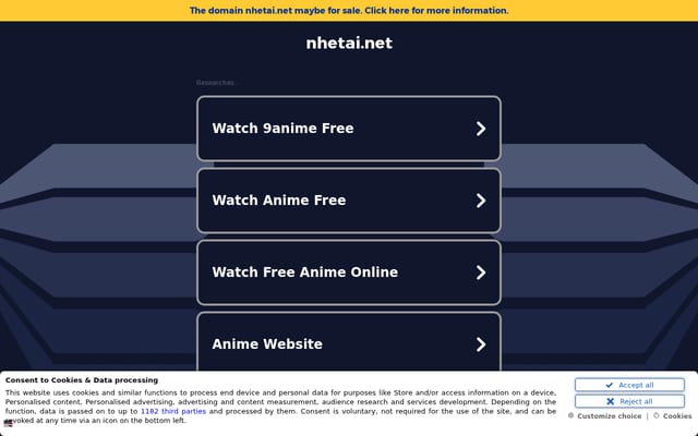 Screenshot of nhetai.net