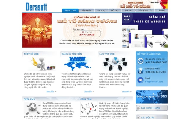 Screenshot of derasoft.com