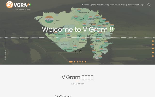 Screenshot of vgrampanchayat.com