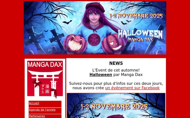Screenshot of mangadax.com