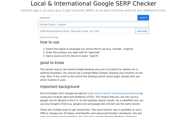 Screenshot of valentin.app