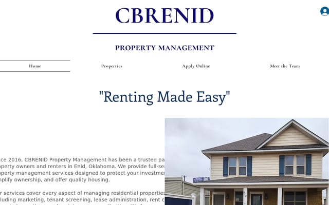 Screenshot of cbrenidpropertymanagement.com